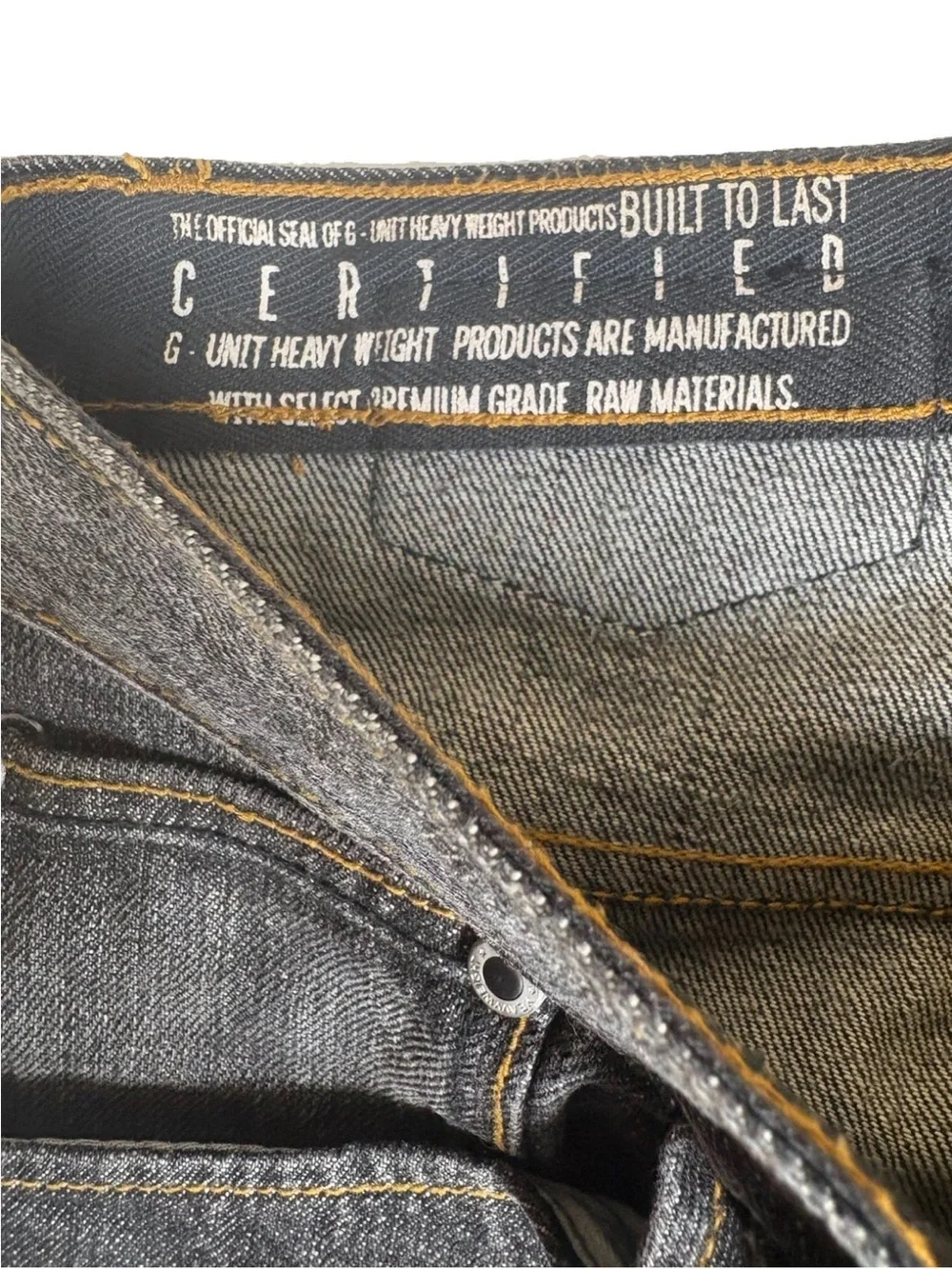 G-Unit Heavyweight Denim Jeans Mens 34x34 (measures 34x33
